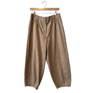 House of Harlow 1960 Barrel Leg Pants Khaki Embroidered Boho L